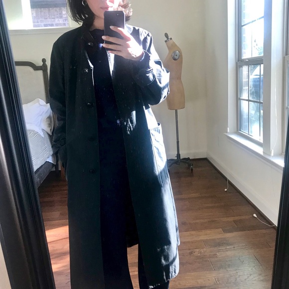 Vintage Fleet Street Black Coat - M - Picture 8 of 9